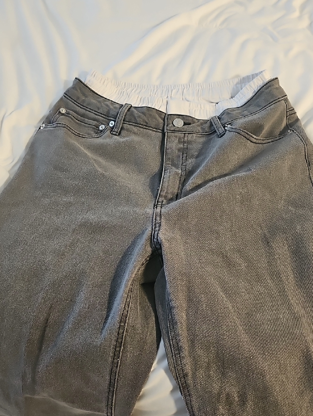 Bar III Women's Gray Boot-Cut Jeans